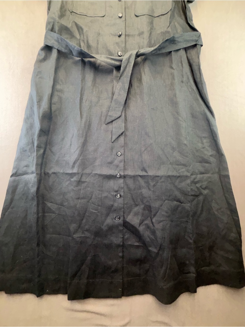 Paige Lexina Linen Short Sleeve Shirt Dress - Picture 6 of 16